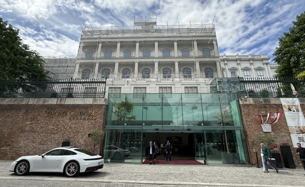 Palais Coburg in Wien als Veranstaltungsort der internationalen Interior-Design-Roadshow Design RDV