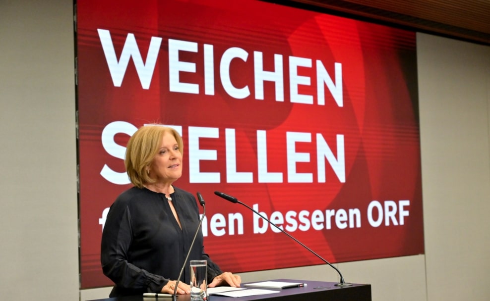 ORF-Generaldirektorin Ingrid Thurnher präsentierte im April 2026 ihre Arbeits- und Programmschwerpunkte für die kommenden Monate.