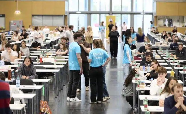 Prüfungssaal des MedAT in der Messe Wien.