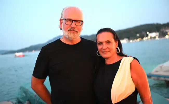 Georg Jeitler und Brigitte Glock beim Sommerfest des MYCK Georg Jeitler und Brigitte Glock beim Sommerfest des MYCK in Velden