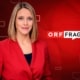 Moderatorin Mariella Gittler präsentiert die Ergebnisse der ORF-Onlineumfrage.