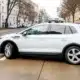 Weißes „Scan Car“ der Stadt Wien mit Sensoren auf dem Dach