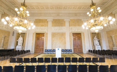 Historische Festsäle im Hauptgebäude der Technischen Universität Wien
