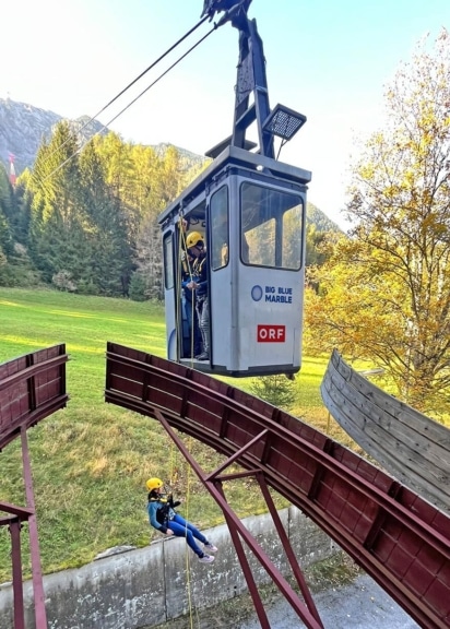 Die Betriebsseilbahn zur Sendeanlage am Dobratsch wurde modernisiert.