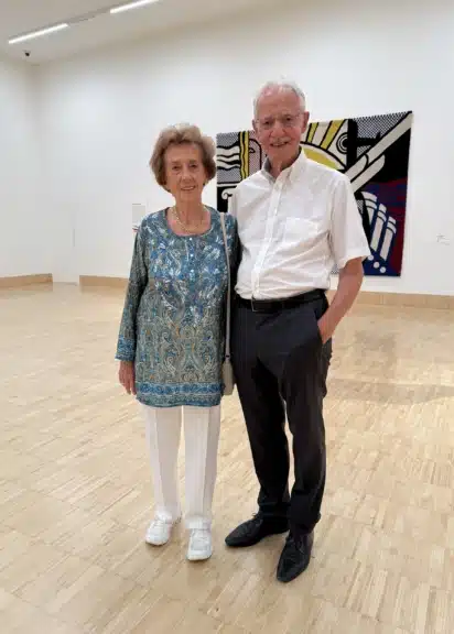 Agnes und Karlheinz Essl in der ALBERTINA Klosterneuburg