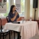 Viennale-Direktorin Eva Sangiorgi beim Sommer-Pressegespräch 2026 im Volksgarten Pavillon