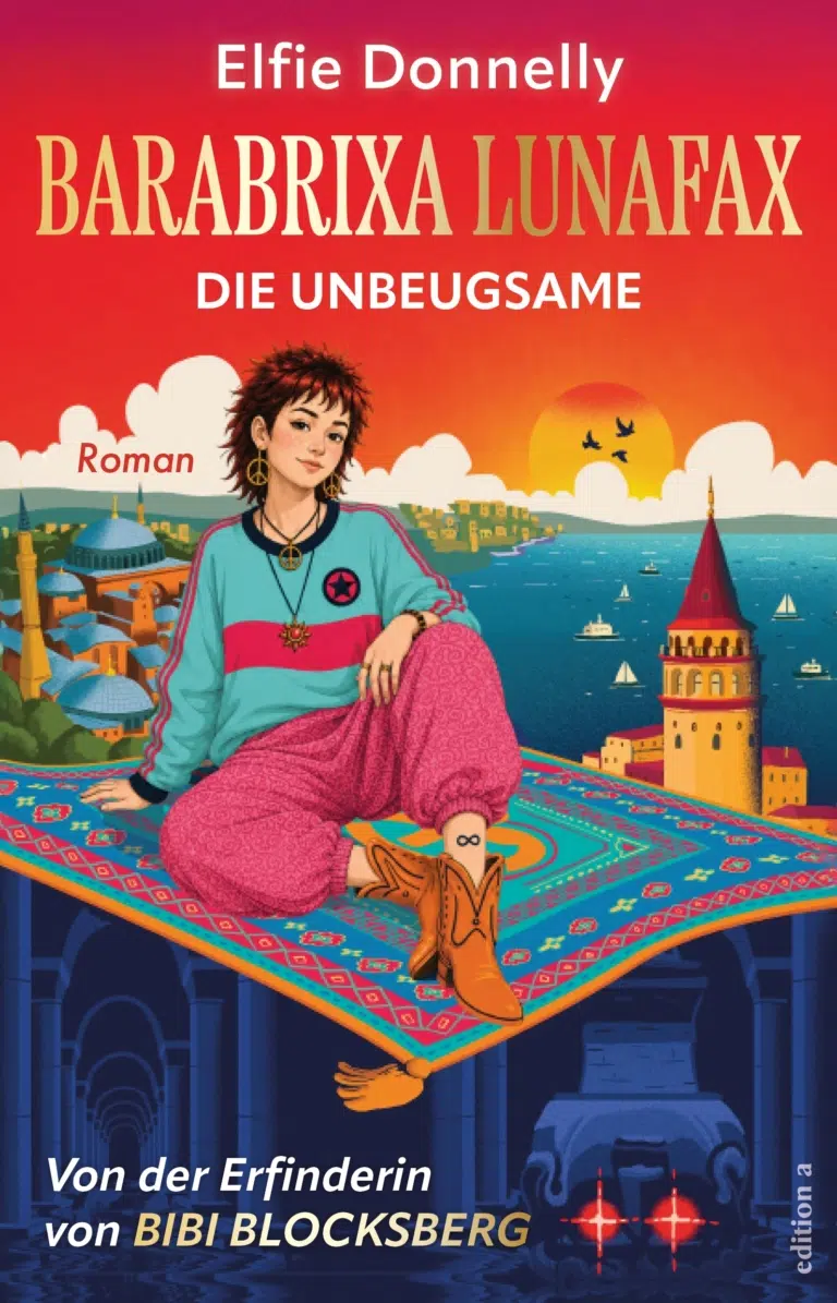 Buchcover von Elfie Donnellys Roman „Barabrixa Lunafax: Die Unbeugsame“