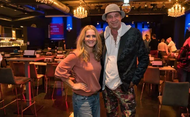 Lizz Görgl und Sänger Thomas Parzer beim Konzertabend.