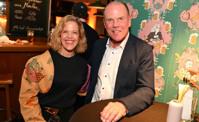 Jenny Salchenegger und Peter Dobcak beim beim Jubiläumsabend im Krah Krah.